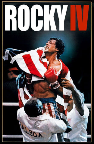 Rocky IV - Sylvester Stallone - Hollywood Action Movie Poster - Large Art Prints