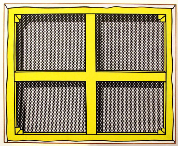 Stretcher Frame with Cross Bars, Plate III – Roy Lichtenstein – Pop Art Painting - Canvas Prints