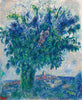 Saint John's Night (La Nuit De La Saint-Jean) - Marc Chagall Floral Painting - Posters