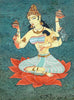 Santana Lakshmi (One Of The Ashtalakshmi - The Eight Secondary Forms of Goddess Lakshmi) - Indian Painting - Art Prints