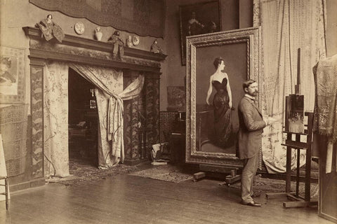 Sargent In His Studio - John Singer Sargent Painting - Art Prints