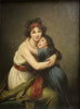 Self-portrait with Her Daughter by Elisabeth-Louise Vigée Le Brun - Framed Prints