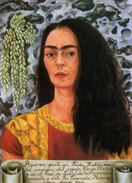 Self Portrait With Loose Hair - Frida Kahlo Painting - Art Prints