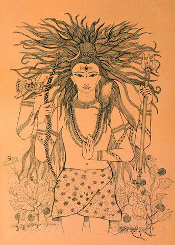 Lord Shiva - Canvas Prints by Mahesh