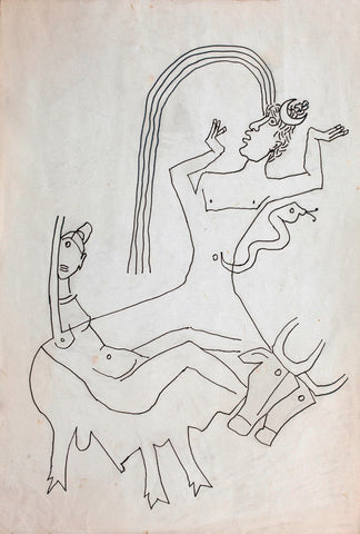 Pencil Sketch Of Lord Shiva And Parvati  DesiPainterscom