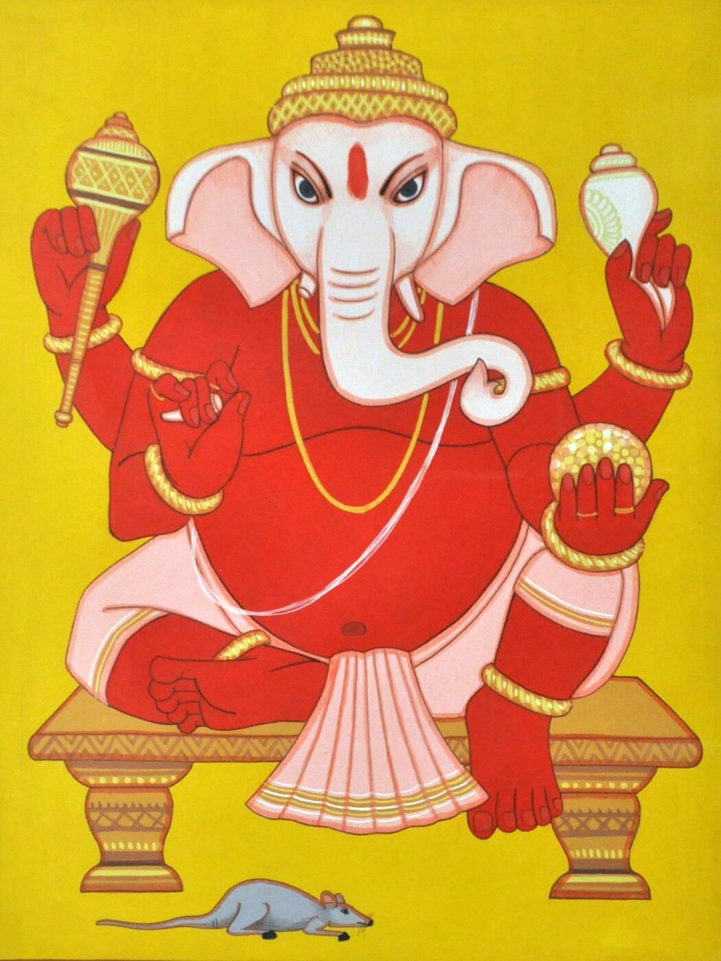 Deva Shree Ganesha Illustration made in Photoshop Stock Illustration |  Adobe Stock