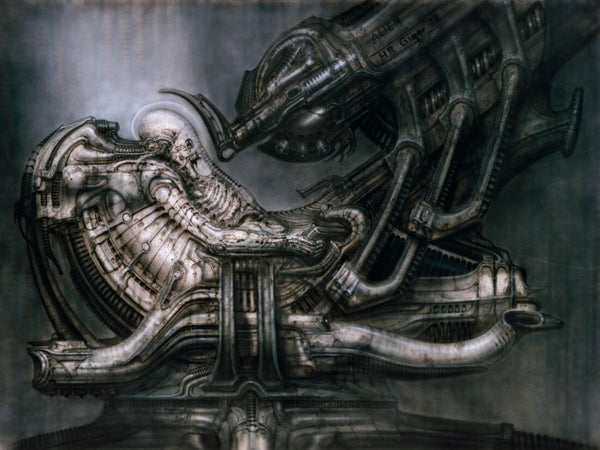 Space Jockey (Pilot Engineer) - H R Giger Art - Alien Movie Poster - Framed Prints