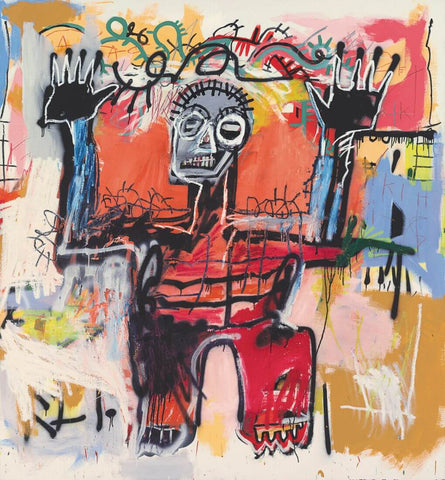 Sporting Star - Jean-Michel Basquiat - Abstract Expressionist Painting - Life Size Posters by Jean-Michel Basquiat