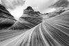 Stark Mountain - Ansel Adams - American Landscape Photograph - Canvas Prints