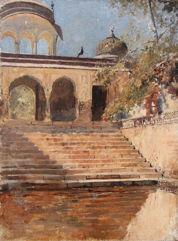 Steps in Sunlight - Canvas Prints by Edwin Lord Weeks