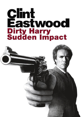 Sudden Impact - Clint Eastwood (Dirty Harry Series)- Hollywood Classic Action Movie Poster - Life Size Posters