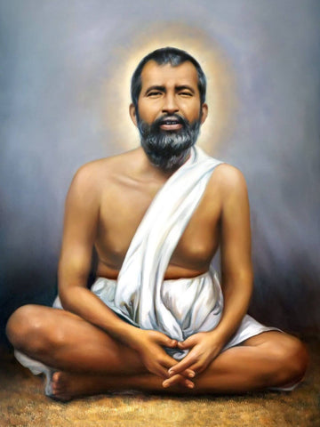 Swami Ramkrishna Paramhans - Spiritual Indian Painting - Large Art Prints