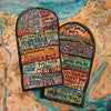 Ten Commandments - Contemporary Christian Art Painting - Posters