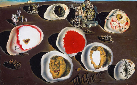 The Accommodations Of Desire ( Las acomodaciones del deseo ) - Salvador Dali Painting - Surrealism Art - Posters