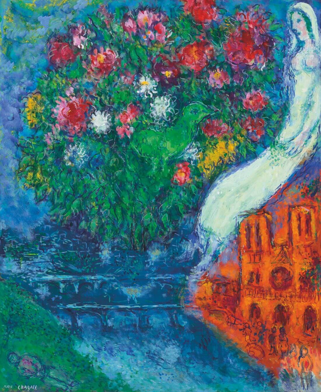 直送品Marc Chagall、LE COUPLE、海外版超希少レゾネ、新品額付 、ara 自然、風景画