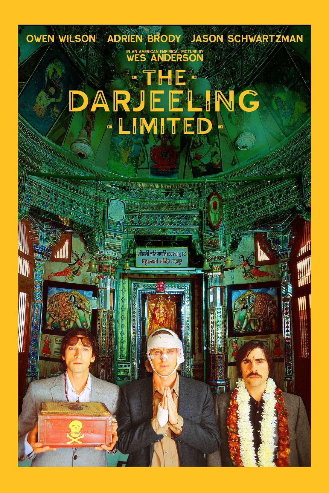 The Darjeeling Limited Minimal Movie Pos - Canvas Wall Art