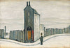 The Derelict House - Laurence Stephen Lowry RA - Canvas Prints