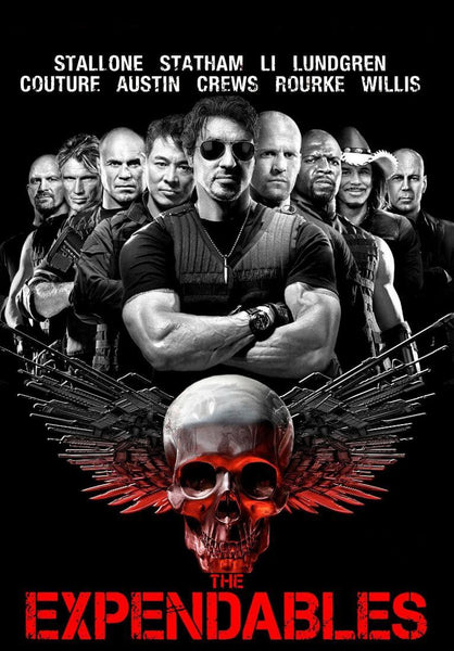 The Expendables - Sylvester Stallone - Hollywood Action Movie Poster - Art Prints