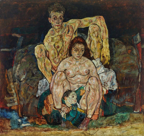 The Family (Die Familie) - Egon Schiele - Life Size Posters