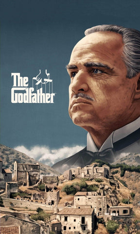The Godfather - Hollywood Classic Movie Art Poster - Life Size Posters by Bethany Morrison