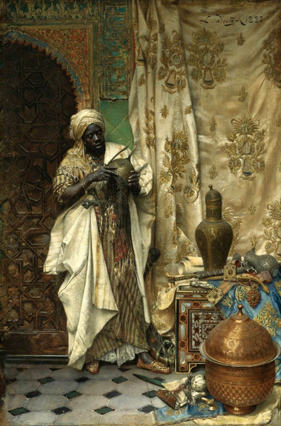 The Inspection - Ludwig Deutsch - Orientalism Art Painting - Framed Prints