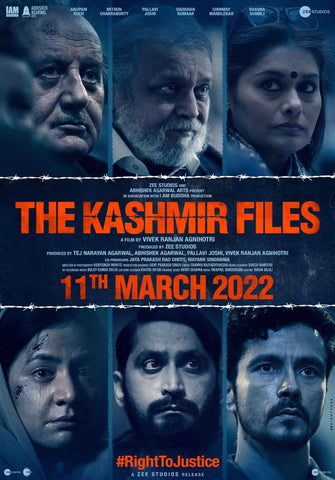 The Kashmir Files  - Hindi Movie Poster 1 - Large Art Prints