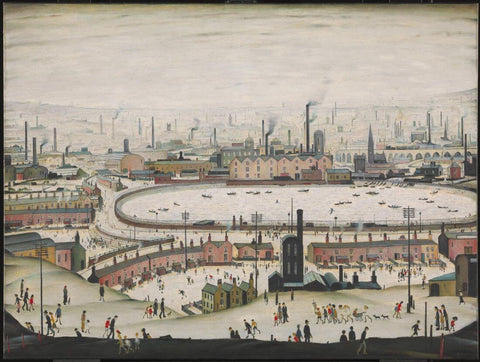 The Pond - Laurence Stephen Lowry RA - Framed Prints