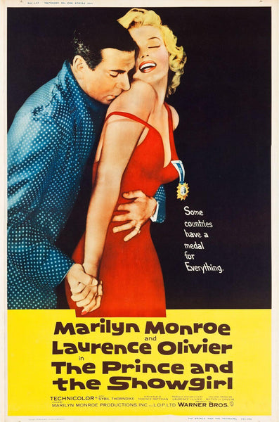 The Prince And The Showgirl -  Marilyn Monroe - Hollywood English Movie Art Poster - Posters