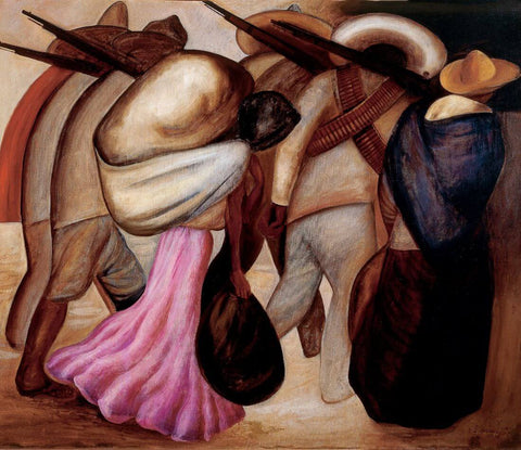 The ‘Soldaderas’ (Las soldaderas) - José Clemente Orozco by José Clemente Orozco