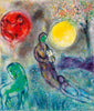 The Violinist Under the Moon (Le Violoniste Sous La Lune) - Marc Chagall - Modernism Painting - Posters