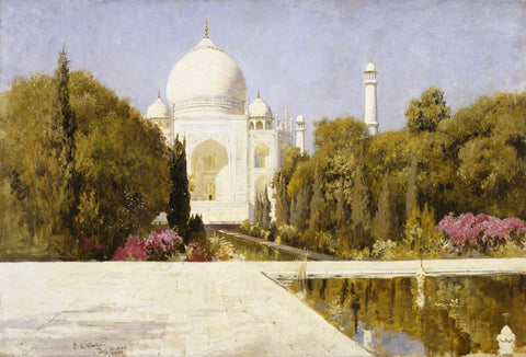 The Taj Mahal - Canvas Prints by Edwin Lord Weeks