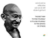 The Best Way To Find Yourself - Mahatama Gandhi Inspirational Quote - Tallenge Patriotic Collection - Framed Prints