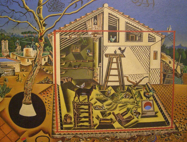 Joan Miro - The Farm House - Posters