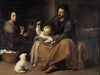 The Holy Family With A Bird ( Sagrada Familia Del Pajarito ) - Bartolome Esteban Murillo - Framed Prints