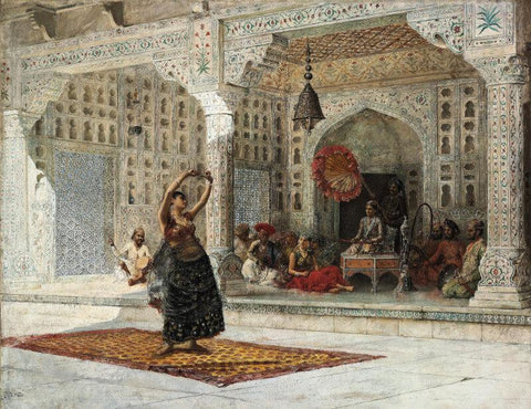 The Nautch - Canvas Prints by Edwin Lord Weeks