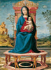 The Virgin And Child Enthroned - Posters