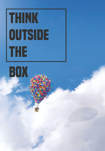 Think Outside The Box - Inspirational Quote - Tallenge Motivational Poster Collection - Canvas Prints by Sherly David