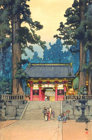 Toshogu Shrine - Yoshida Hiroshi - Ukiyo-e Woodblock Japanese Art Print - Large Art Prints