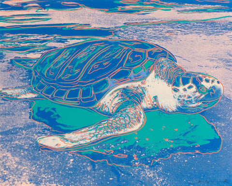 Turtle - Andy Warhol - Pop Art Painting - Large Art Prints