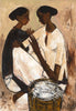 Two Fisherwomen - B Prabha - Indian Art Painting - Life Size Posters