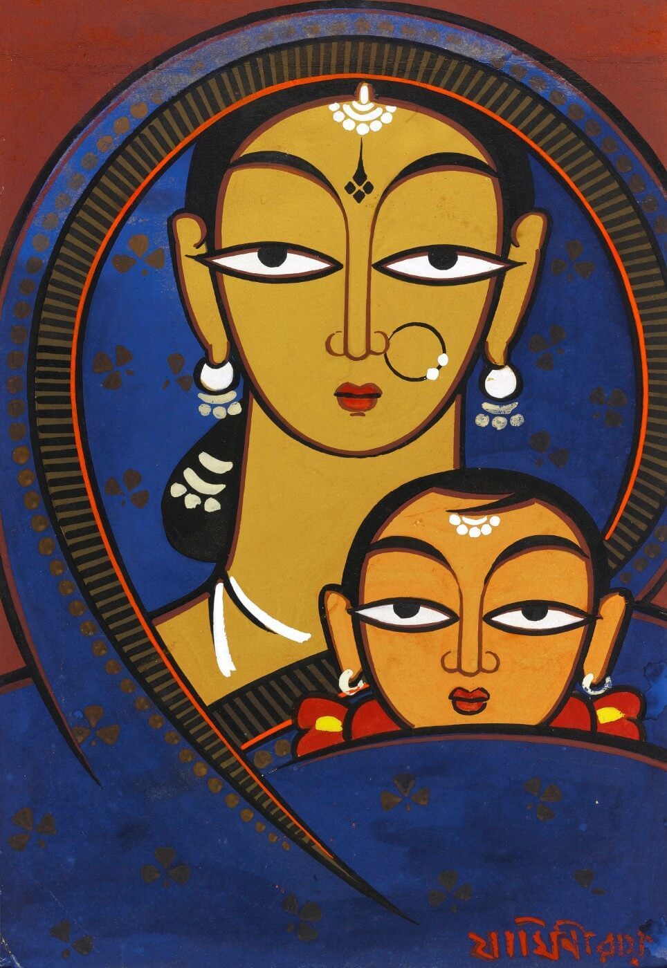 Mother and Child - Desi Painters