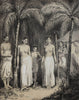 Village Of Gatiganawa (Sri Lanka) - Prince Alexis Dmitievich Soltykoff - Lithograpic Print – Orientalist Art Painting - Framed Prints