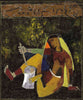 Village Woman  - Maqbool Fida Husain Indian Painting - Posters