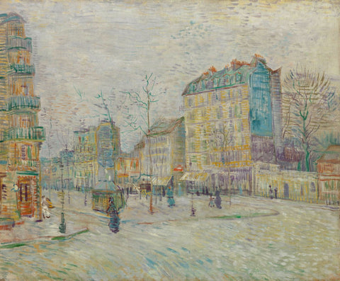 Boulevard de Clichy - Large Art Prints by Vincent Van Gogh