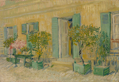 Exterior of a Restaurant in Asnières - Large Art Prints by Vincent Van Gogh