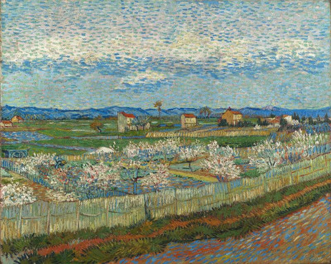 Peach Blossoms In The Crau - Life Size Posters by Vincent Van Gogh
