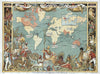 Vintage Map - British Empire In 1886 - Posters