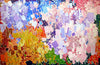 Violet Sunlight - Lynne Drexler - Abstract Floral Painitng - Art Prints