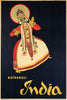 Visit India - Kathakali - Vintage Travel Poster - Life Size Posters
