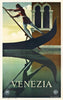 Visit Venice - Vintage Travel Poster - Life Size Posters